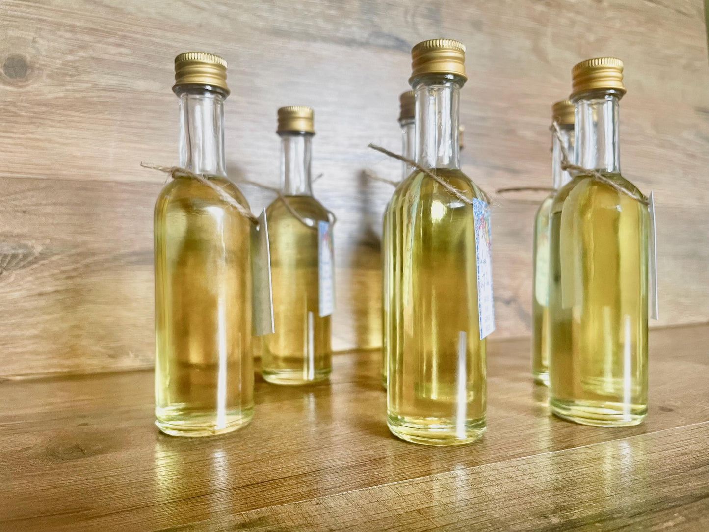 Olive Oil Wedding Favors – 1.7 oz Bottles with Personalized Tags, Italian Bridal Shower Favors, “Infused With Love” Party Gifts