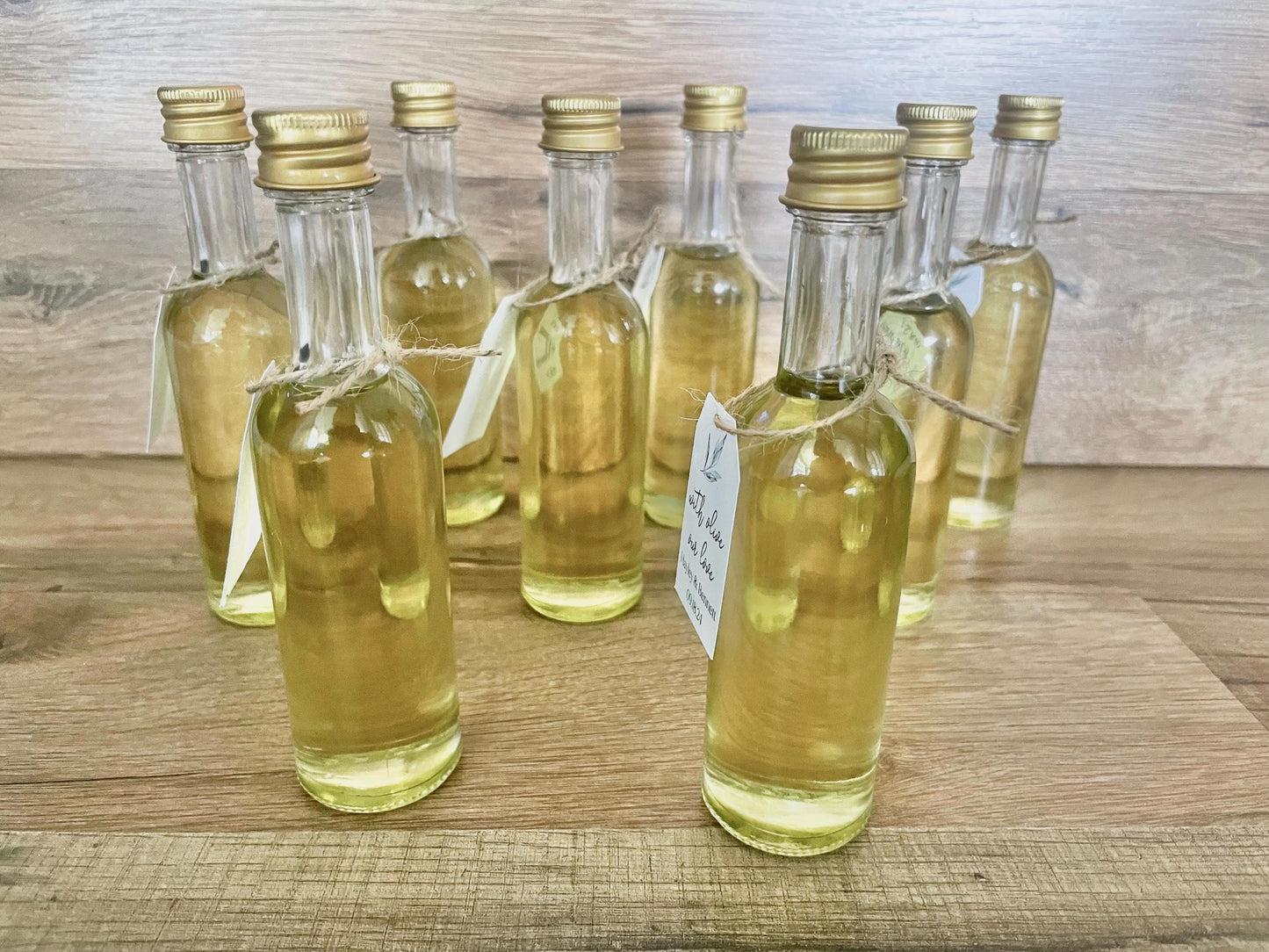 Olive Oil Wedding Favors – 1.7 oz Bottles with Personalized Tags, Italian Bridal Shower Favors, “Olive You” Party Gifts