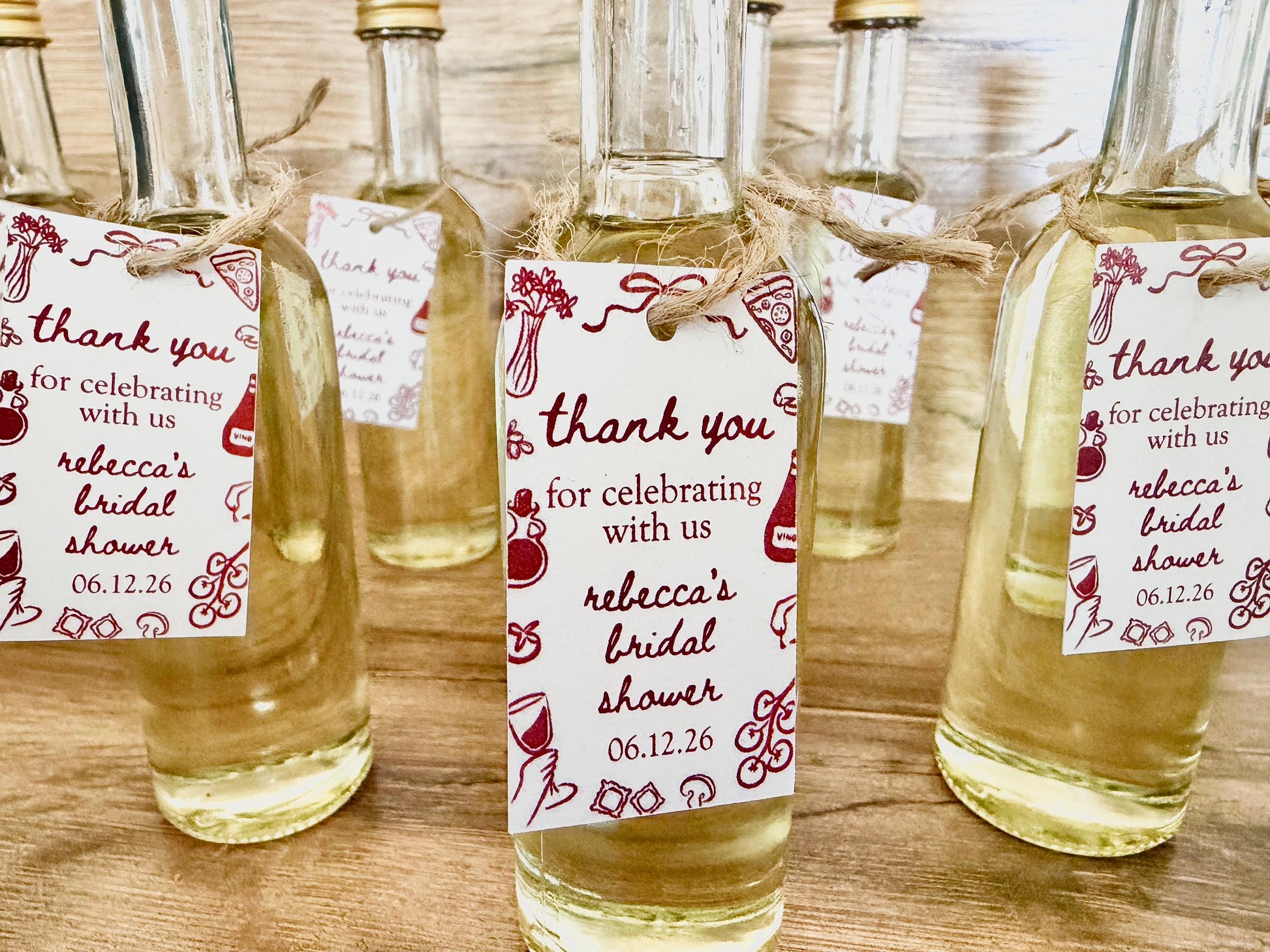 That’s Amore Olive Oil Wedding Favors, Italian Bridal Shower Favors