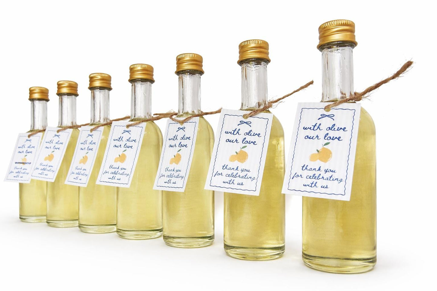 Personalized Olive Oil Wedding Favors - Italian Bridal Shower Favors, “Olive You” Party Gifts