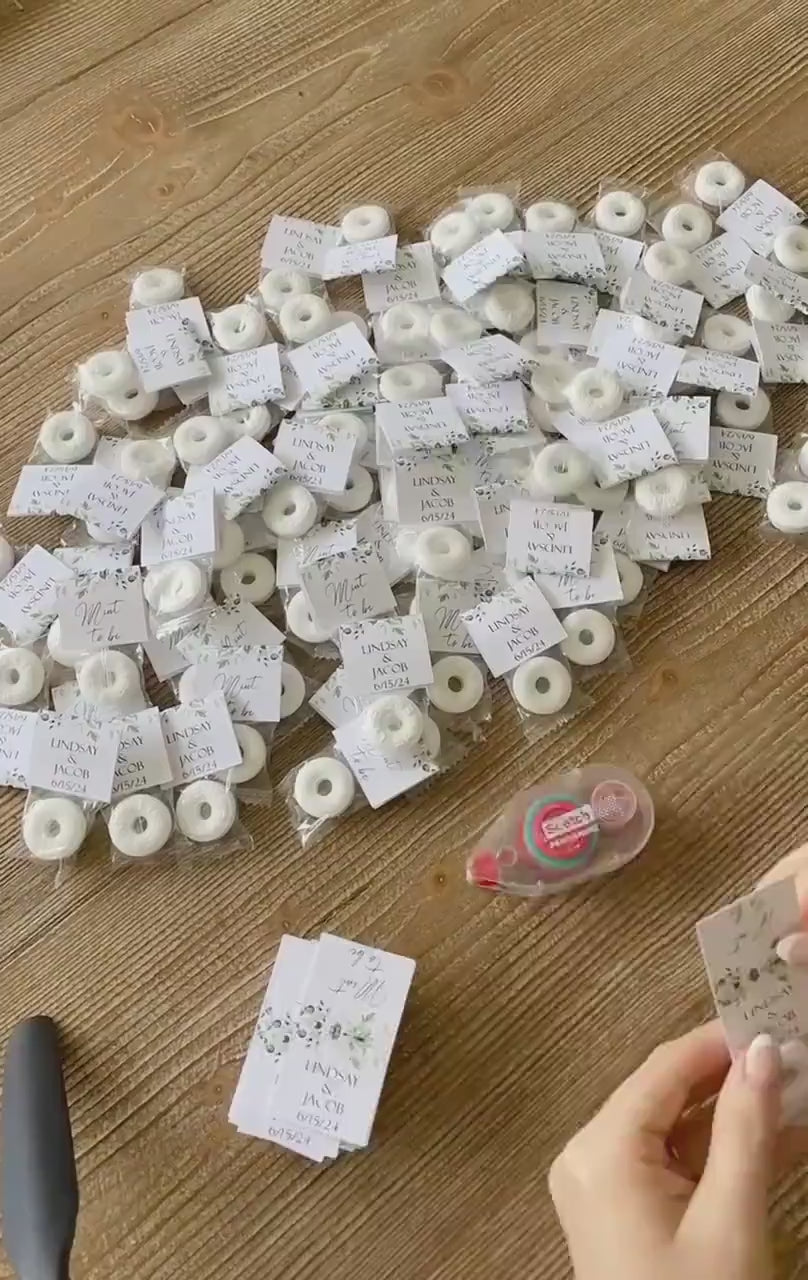 Mint to Be Wedding Favors for Guests Bulk