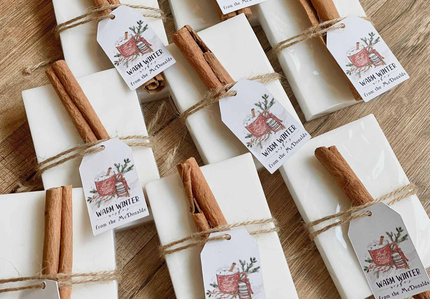 Holiday Christmas Party Soap Favors