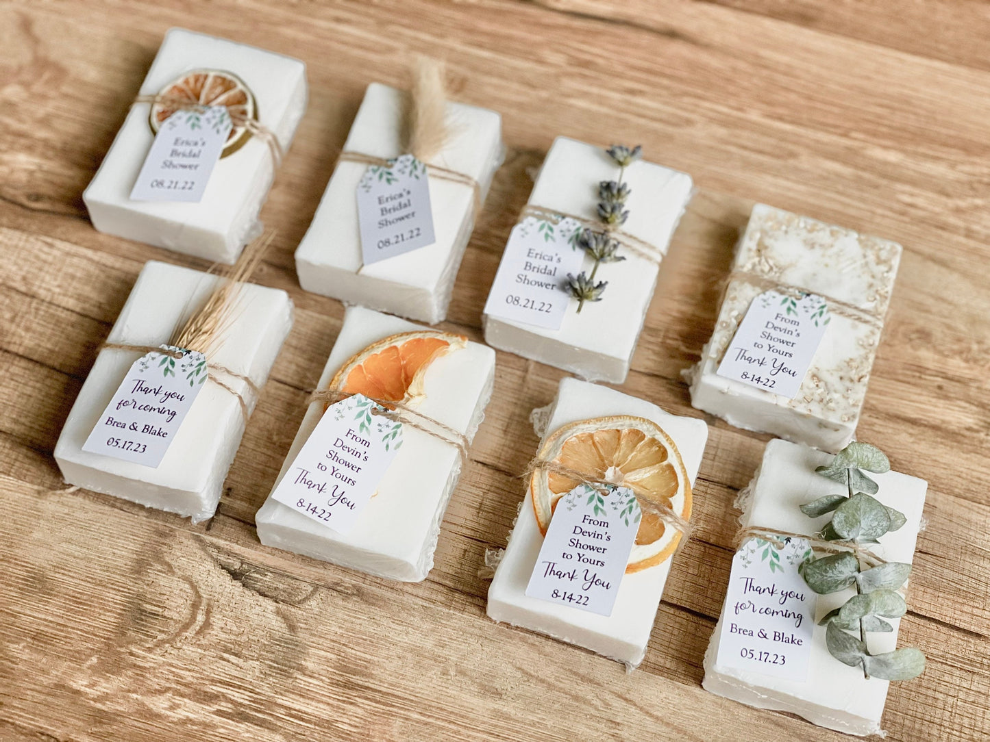 Essential Oil Soap Bridal Shower Soap Favors for Guests