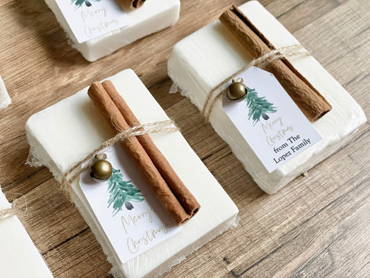 Holiday Christmas Party Soap Favors