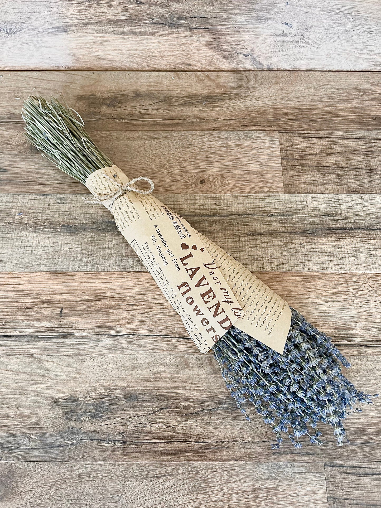 Dried Lavender Flower Sprig Bundle