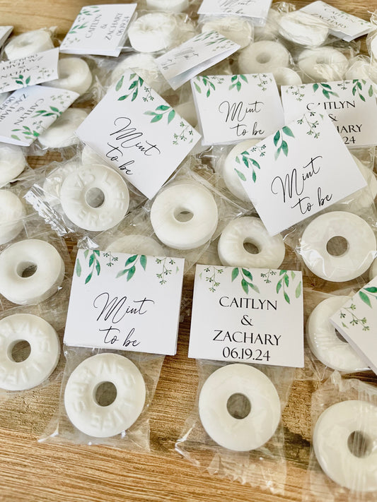 Mint to Be Wedding Favors for Guests Bulk